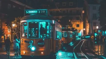 Breathtaking Places In Portugal showing beautiful and famous Lisbon tram route No. 28